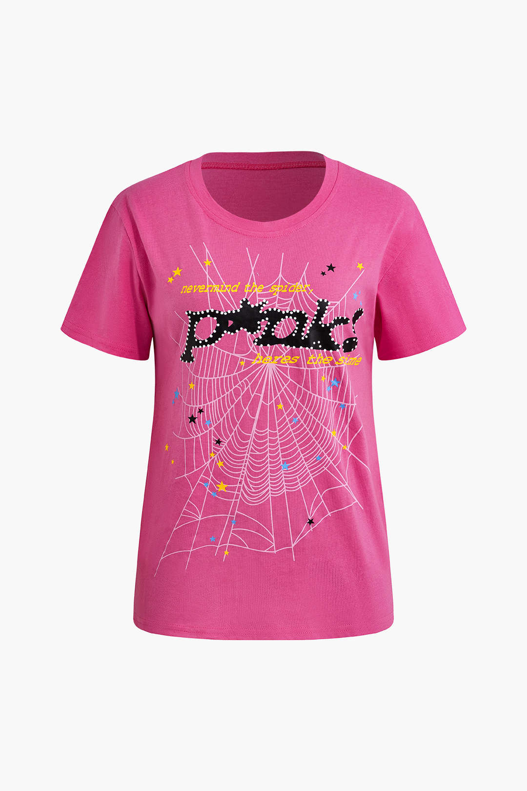 Spiderweb Print T-shirt