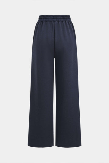 Contrast Stripes Wide Leg Trousers