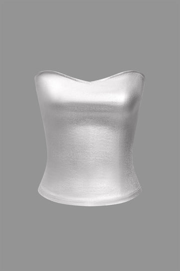 Metallic Tube Top