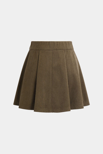 Pleated Mini Skirt