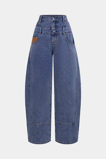 Denim Seamdetail High Waist Jeans