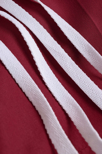 Plus -Größe Kontrast Bug Patchworkhose Hose