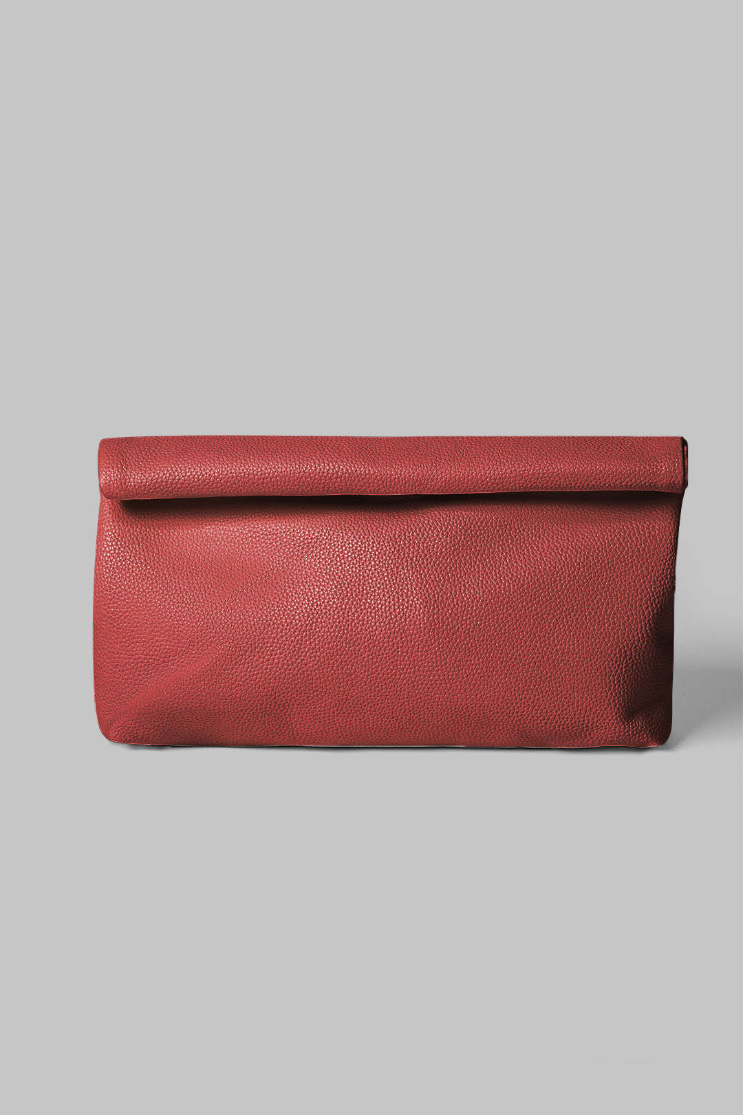 Faux Leather Clutch Bag