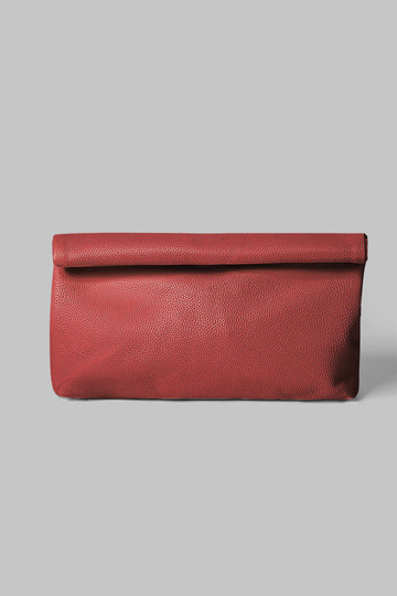 Faux Leather Clutch Bag