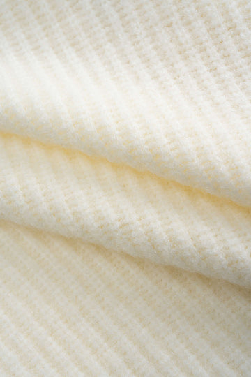 Knit Denim Patchwork Zipper Cardigan