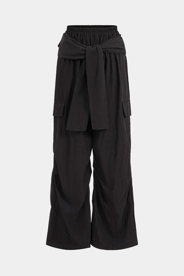 Strappy Wide-Leg Trousers