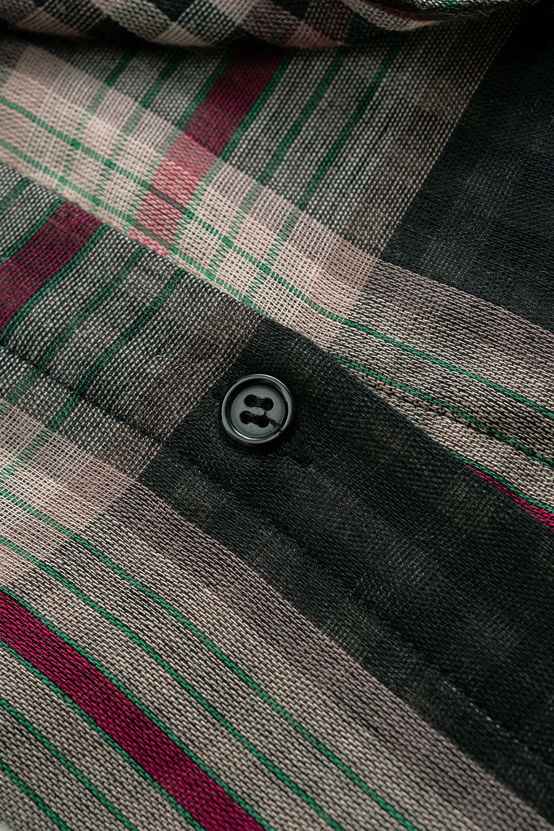 Plaid Print Tie Front High Waist Skirt