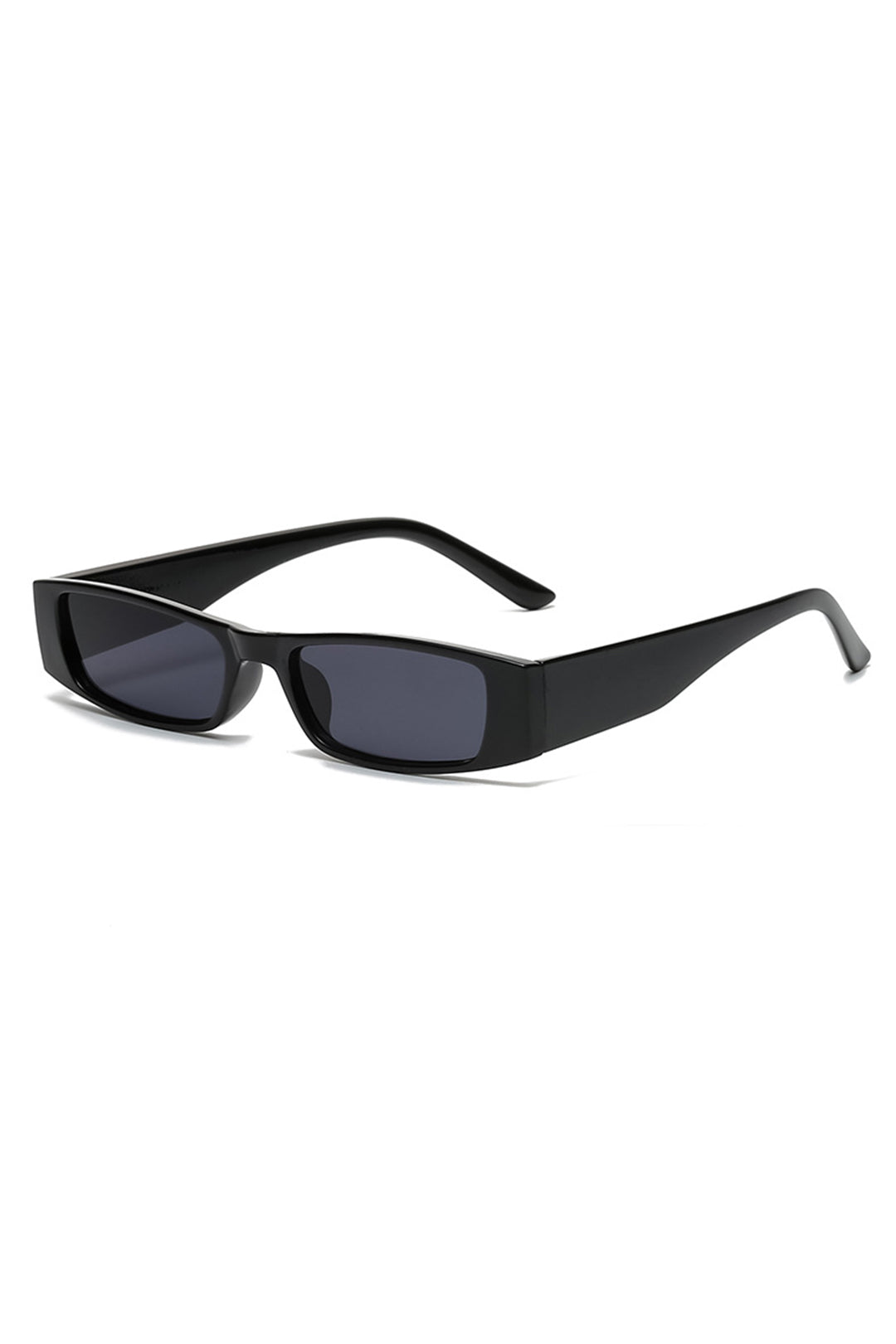 Solid Square Frame Sunglasses