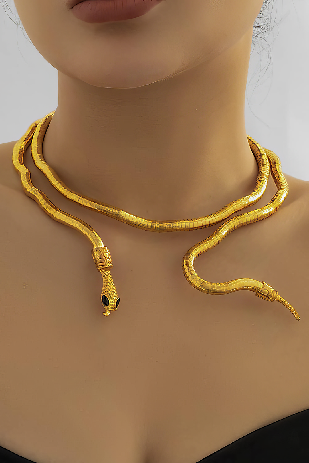 Collar de cadena de serpiente que cambia de forma