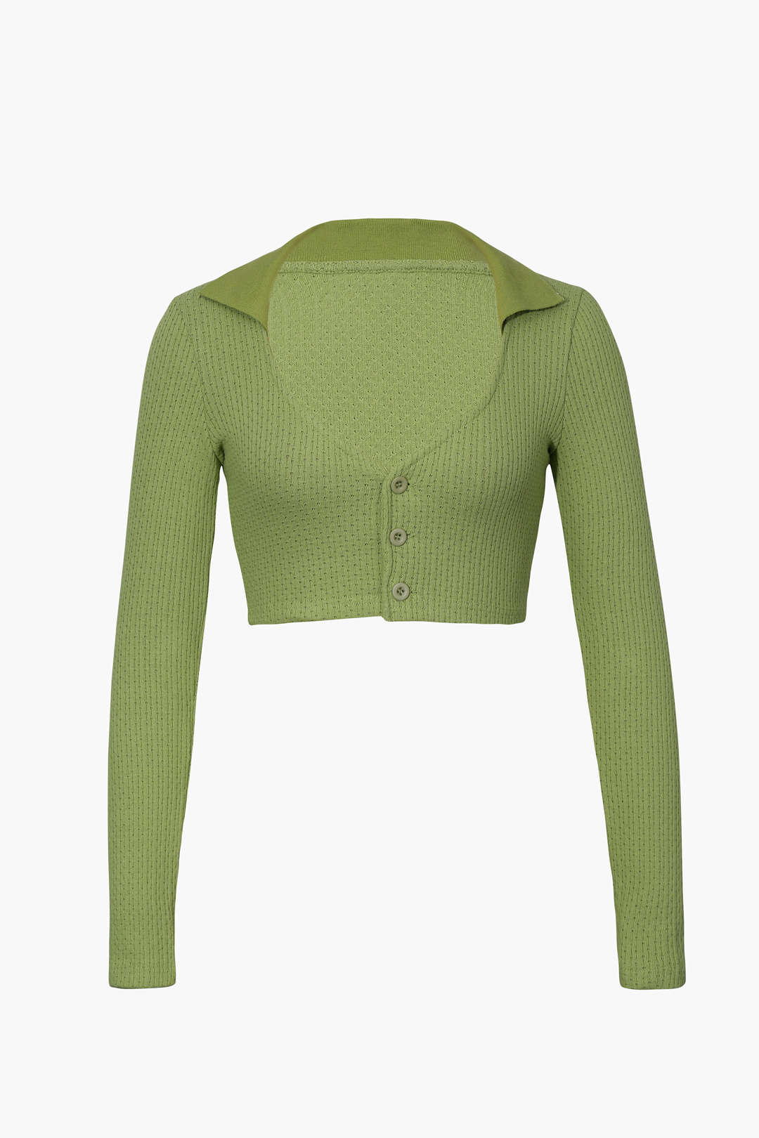 Lime Long Sleeve Jersey Top