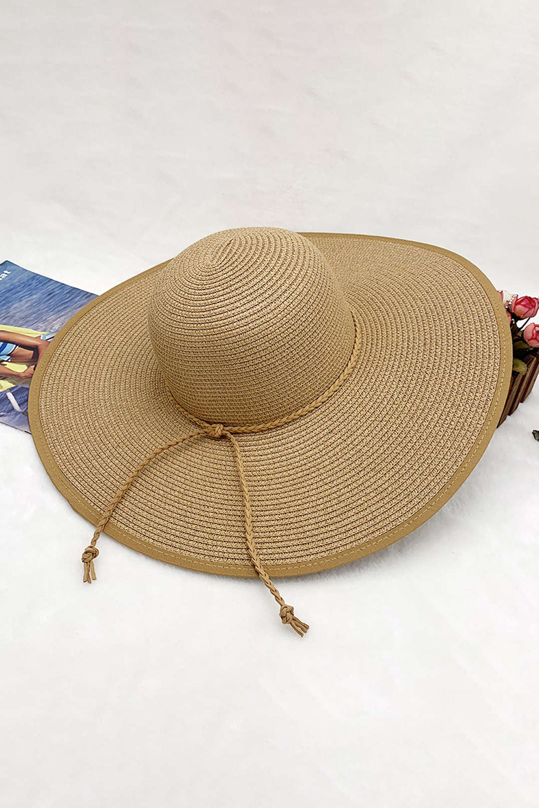 Foldable Woven Straw Hat