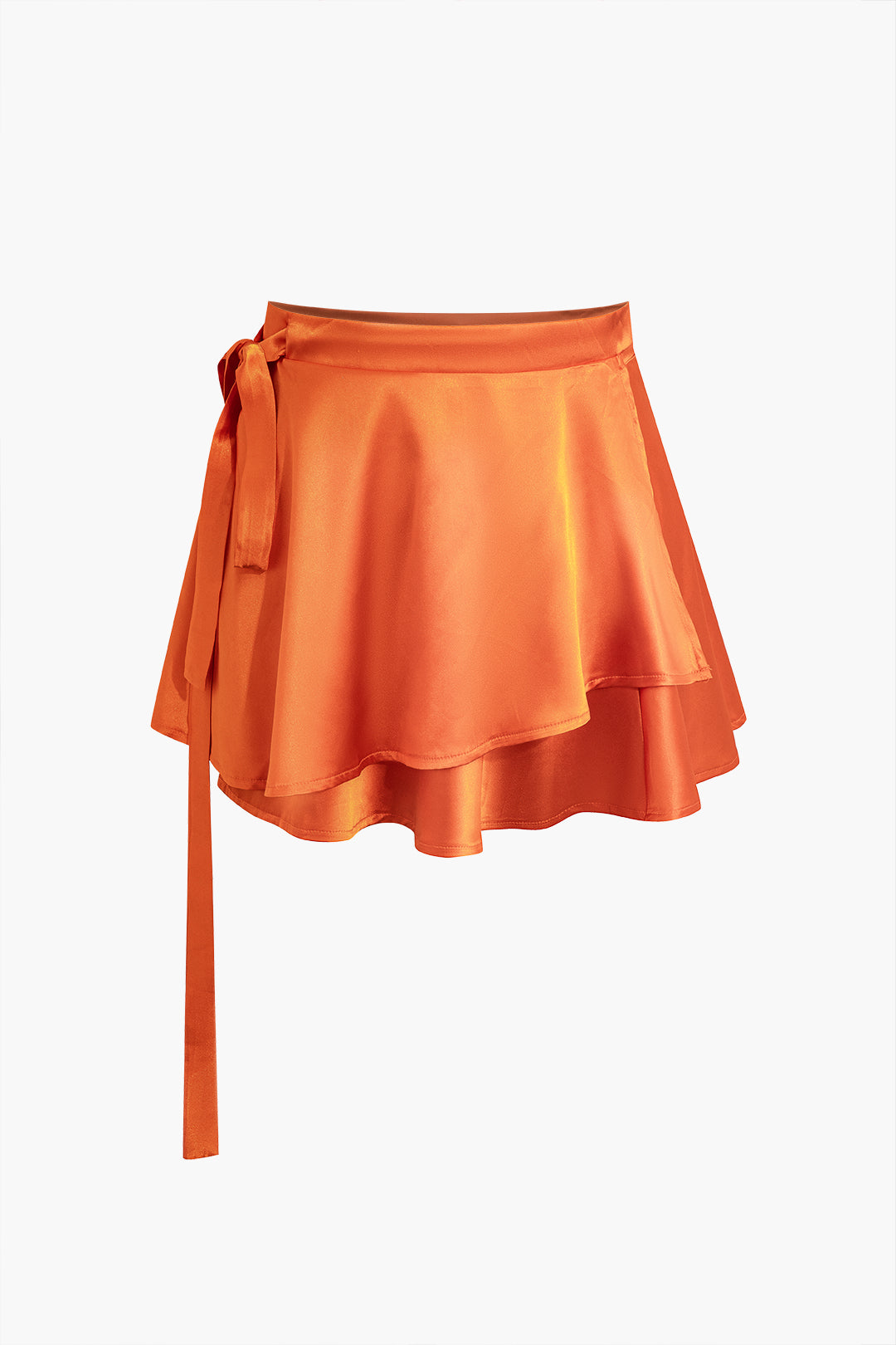 Asymmetrical Layer Mini Skirt