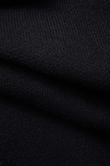 Contrast Stitching V-neck Button Knit Cardigan