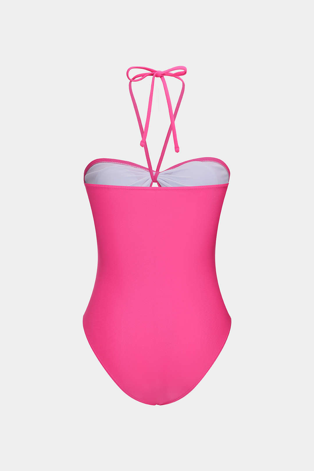 Maillot de bain à nouer et découpe florale 3D, contrôle du ventre