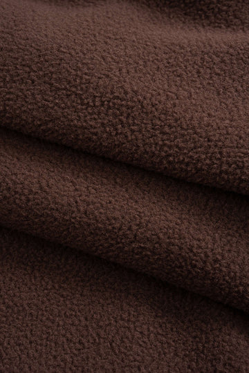 Contrast Ruched Zipper Sweatshirt And Shirred Waistband Pants Set