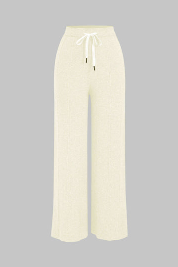 Knit Straight Leg Trousers