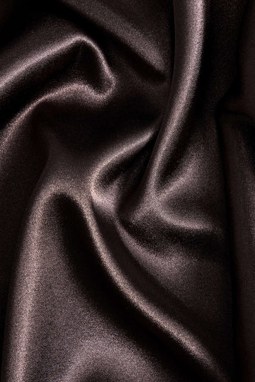 Satin Fake Pocket Langærmet skjorte