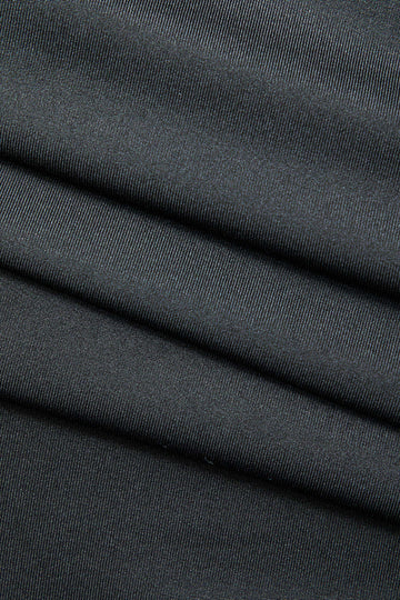 Solid Batwing Sleeve Maxi Dress