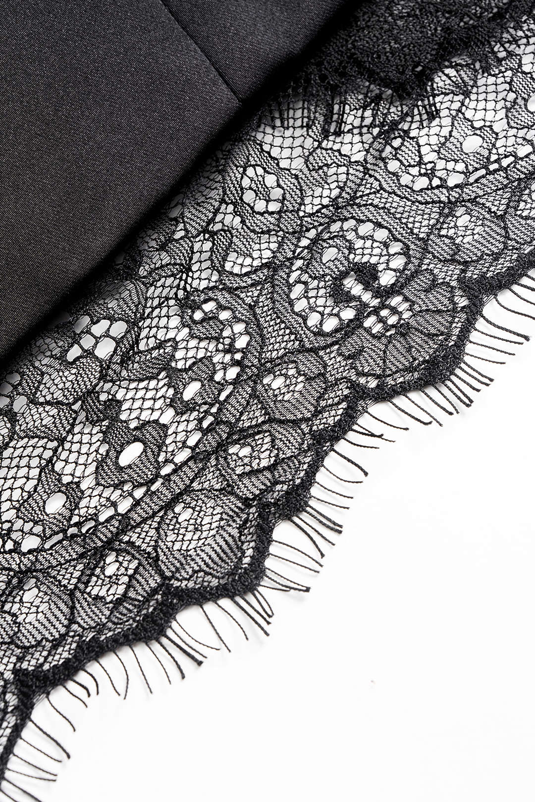 Satin Lace Patchwork  Asymmetrical Hem Sleeveless Mini Dress