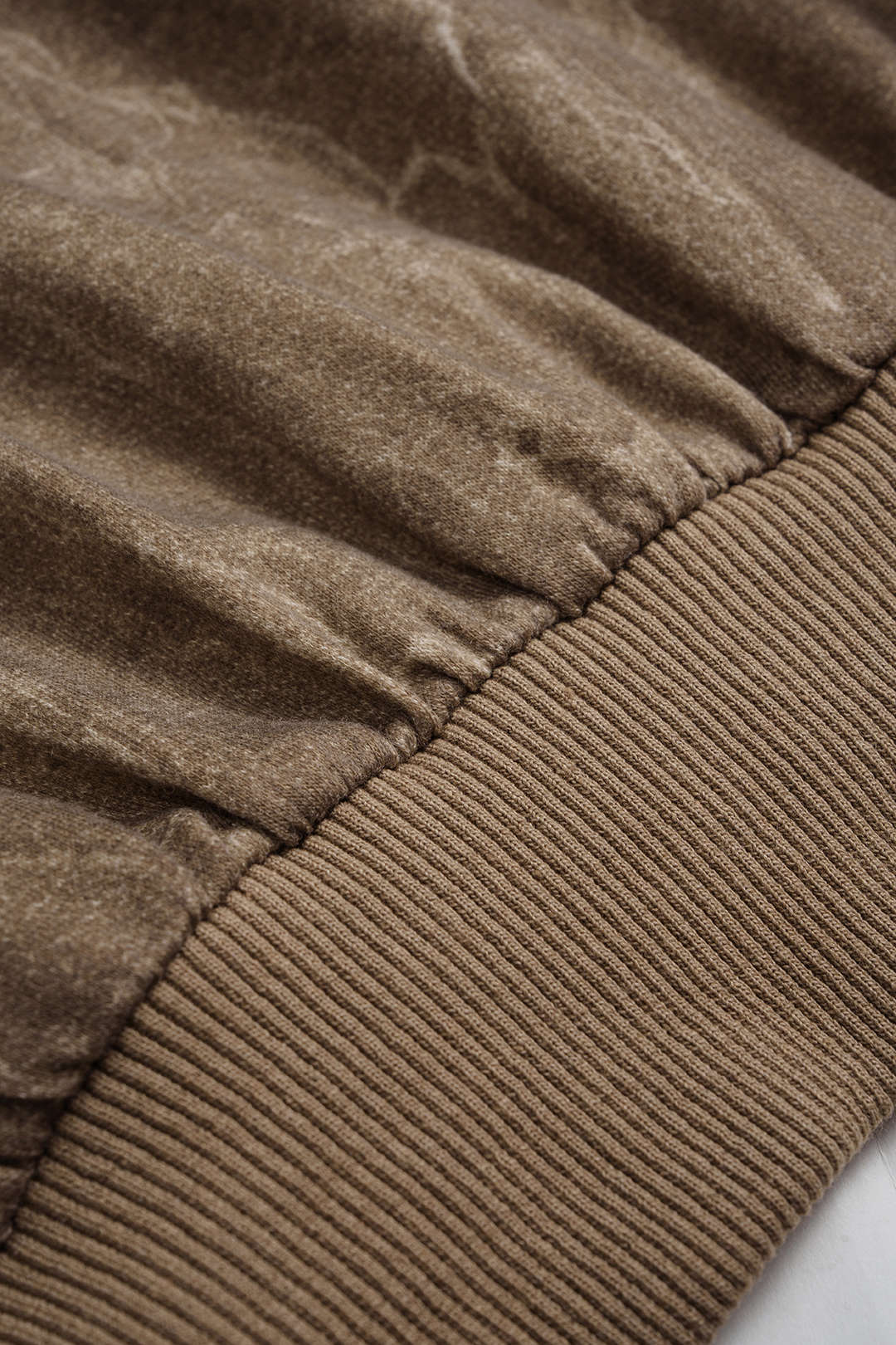 Washed Round Neck Sweatshirt