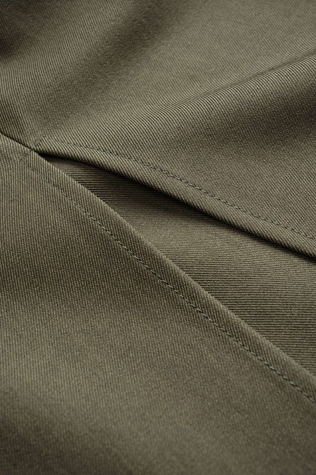 Satin Asymmetrical Ruched Skirt