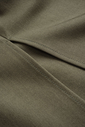 Satin Asymmetrical Ruched Skirt