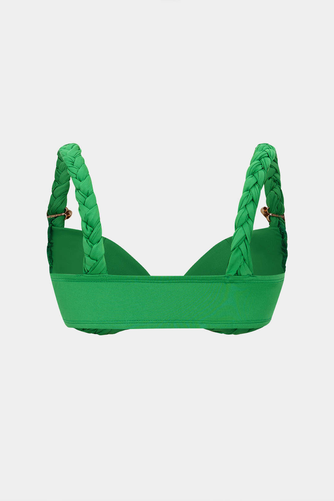 Top de cami trenzado de decoración metálica