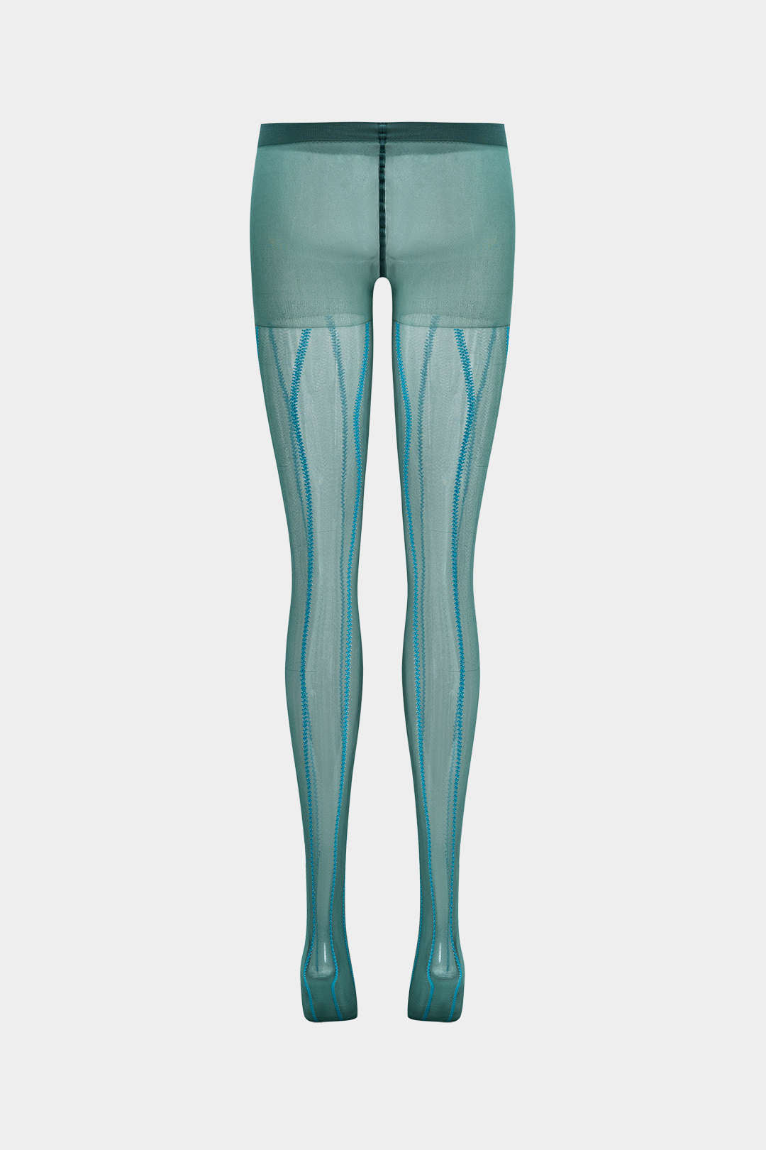 Line Jacquard Tights