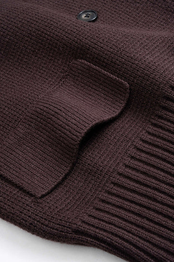 Knit Double Breasted Cardigan