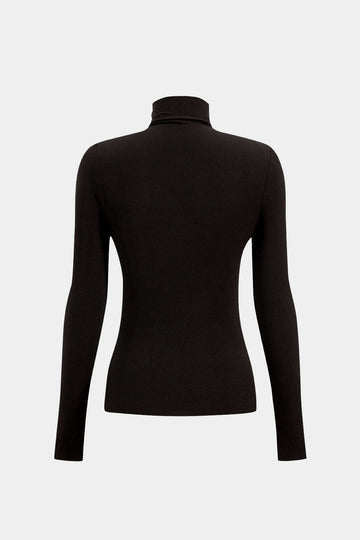 Contrast Long-Sleeve Top