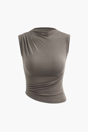 Zelos Grommet Animal Print Sleeveless Size M Women's Tank-Top