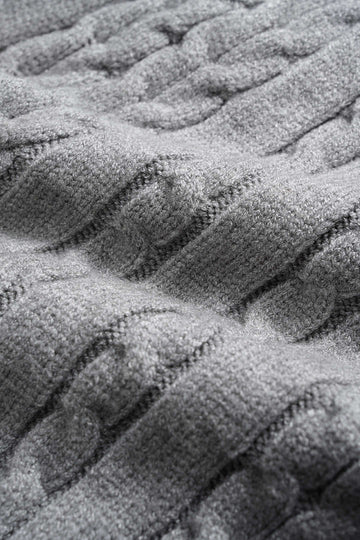 Knit Twisted Pattern Button Shorts