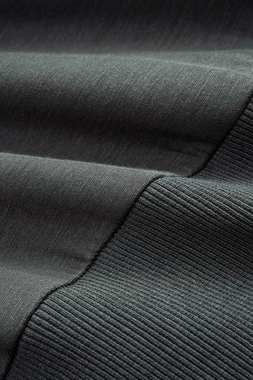 Letter Embroidery Long-Sleeve Hoodie