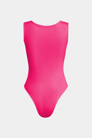 Stevige basisbodysuit met vierkante hals