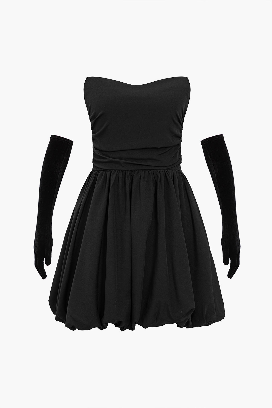 Ruched Strapless Mini Dress Bi Ingwanti