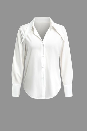 Collar Long Sleeve Shirt