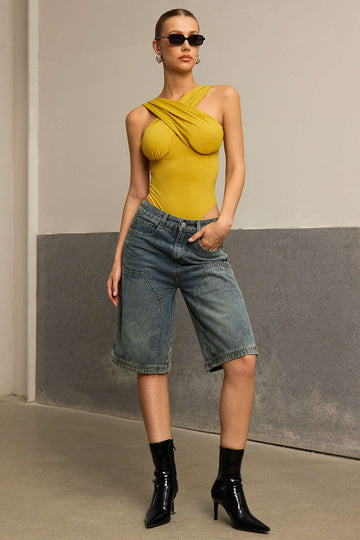 Corpi di bustier senza schienale incrociato