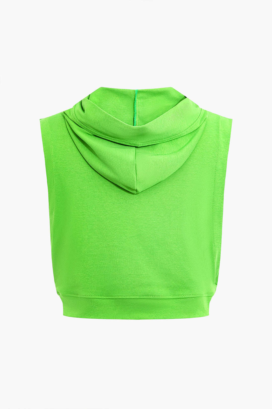 Sleeveless Side Cut Out Hooded Sweatshirt