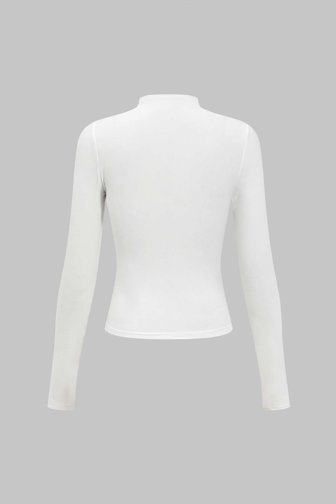 Solid Twist Knot Long-Sleeve Top