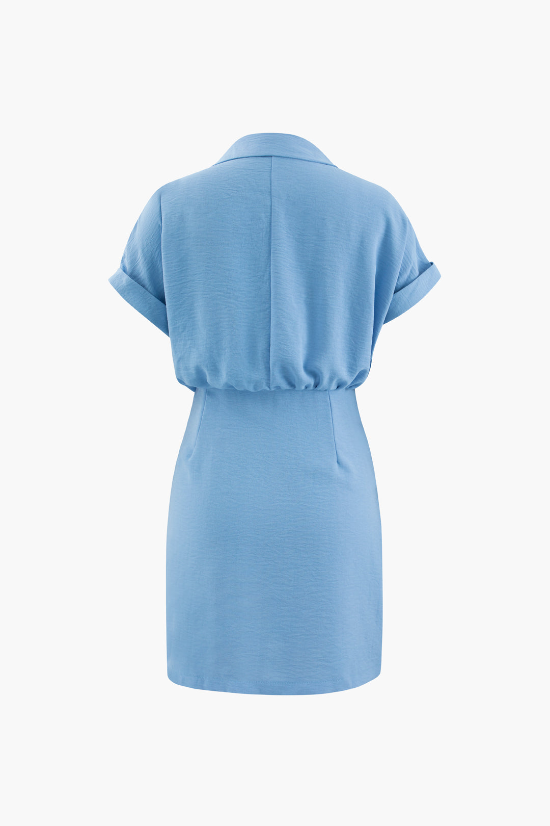  Laughido Tshirt Ruched Sheath Mini Dress Women's Short Sleeve  Casual Fitted Wrap Sundress (Blue, X-Small) : Clothing, Shoes & Jewelry