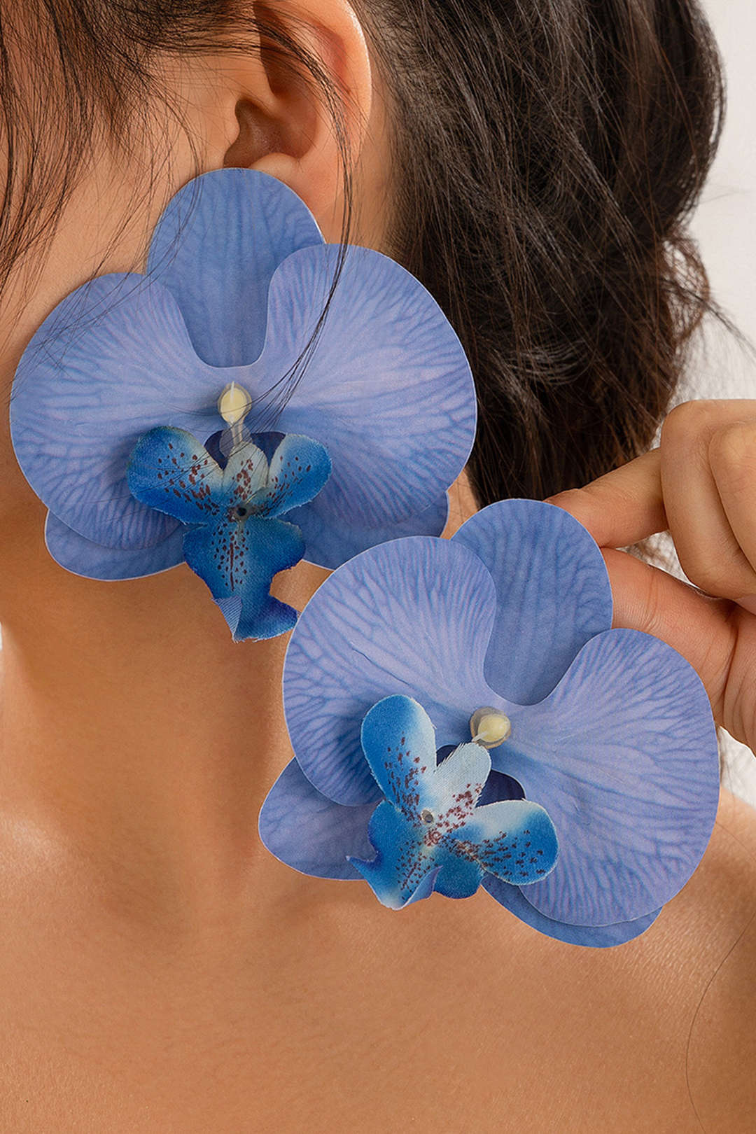 Phalaenopsis Orchid Flower Earrings