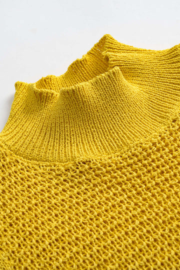 Knit Fringe Sleeveless Dress