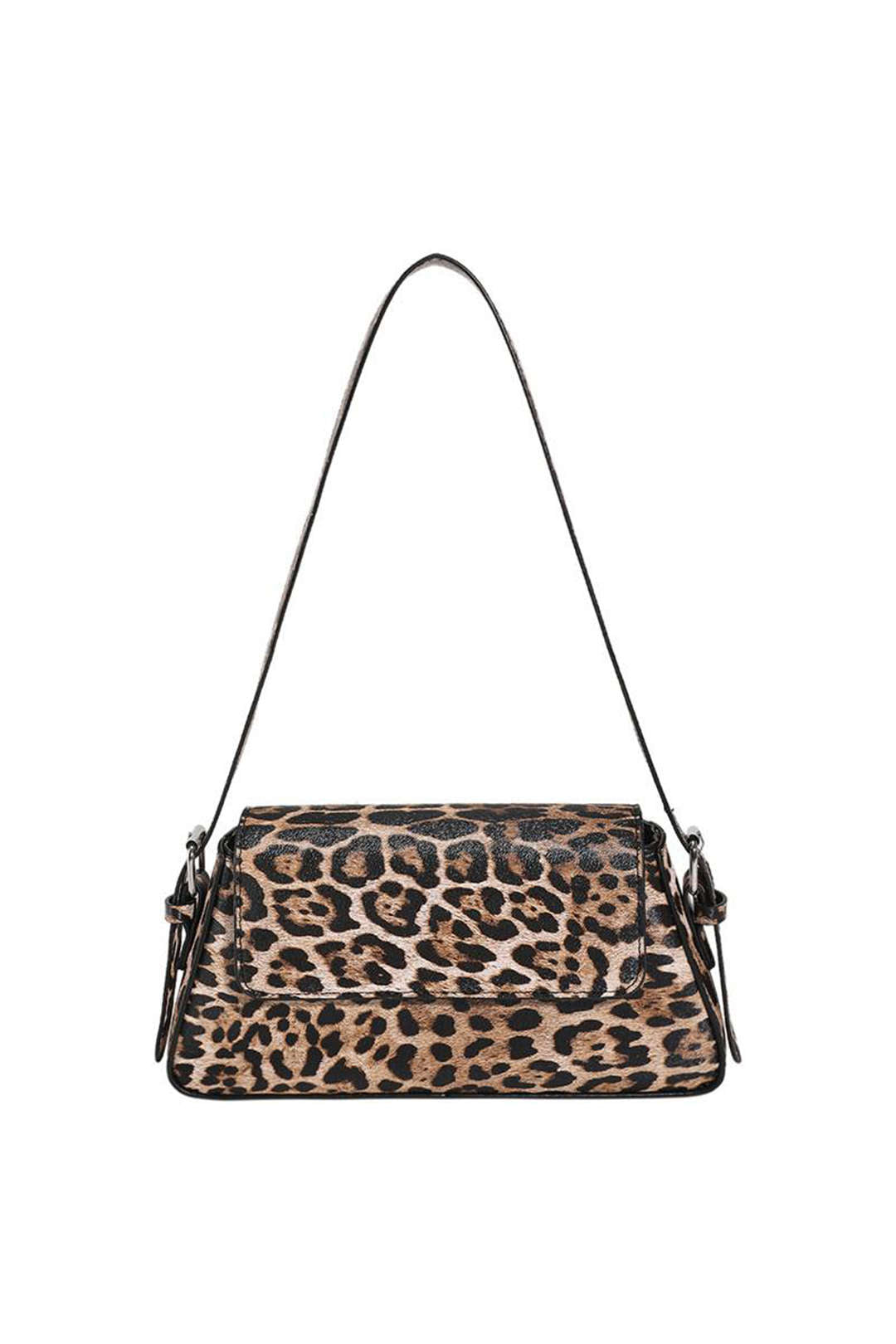 Leopard Print PU Cross-body Bag