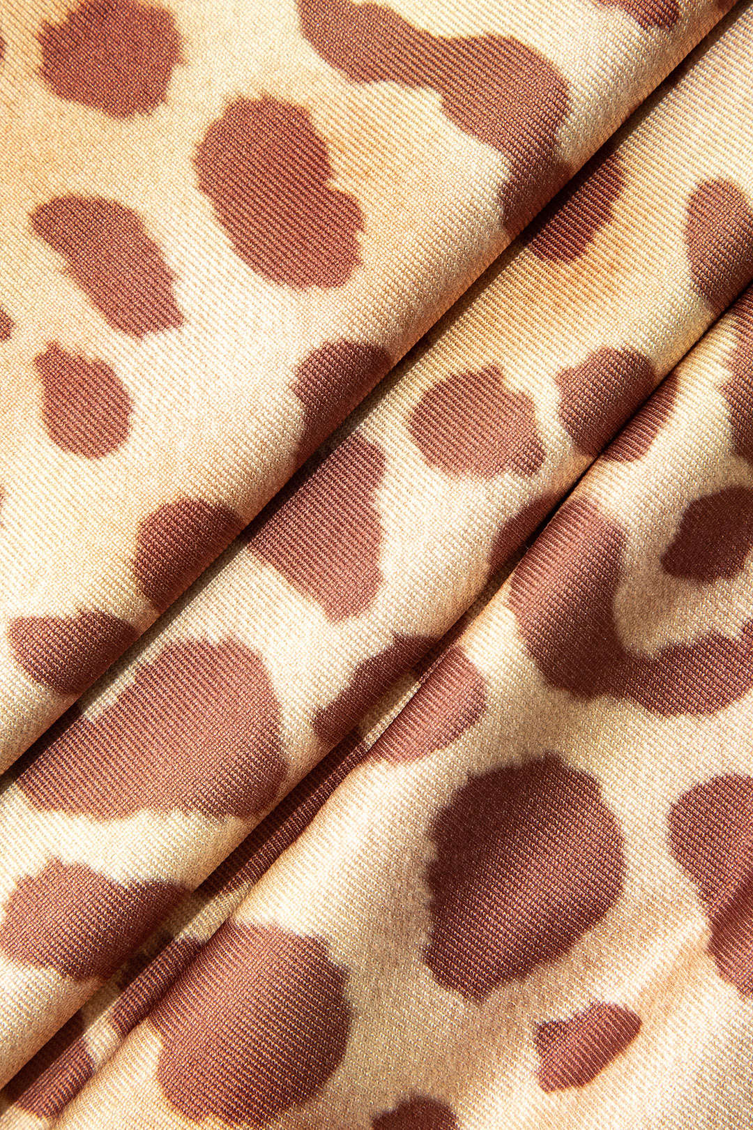Leopard Print Backless Slip Midi Dress