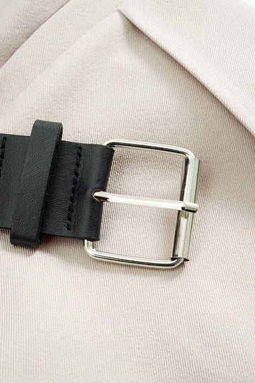 High Waist Belted Wide Leg Trousers