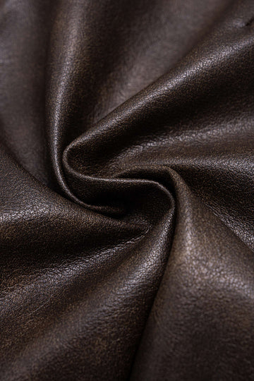 Faux Leather Pocket Belted Skirt