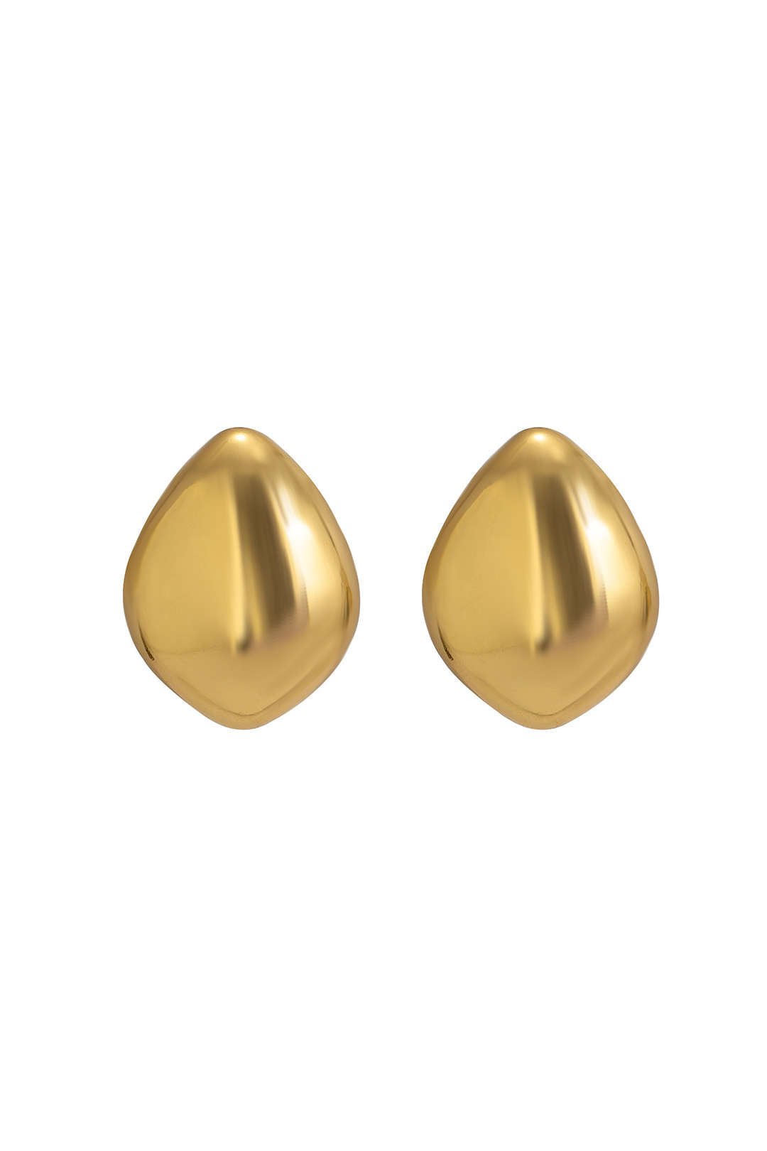 Metal Water Drop Earrings