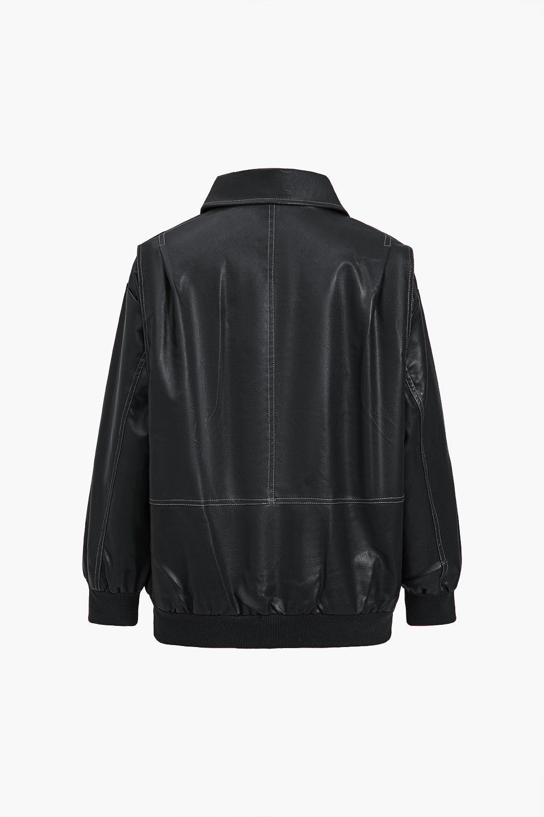 Collared Zipper Jacket