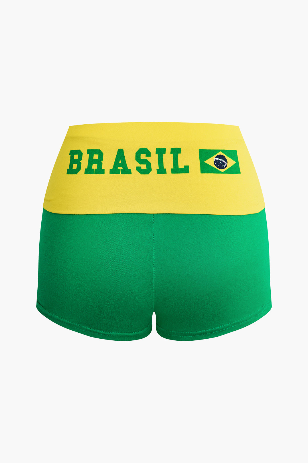 BRASIL Print Contrast Shorts