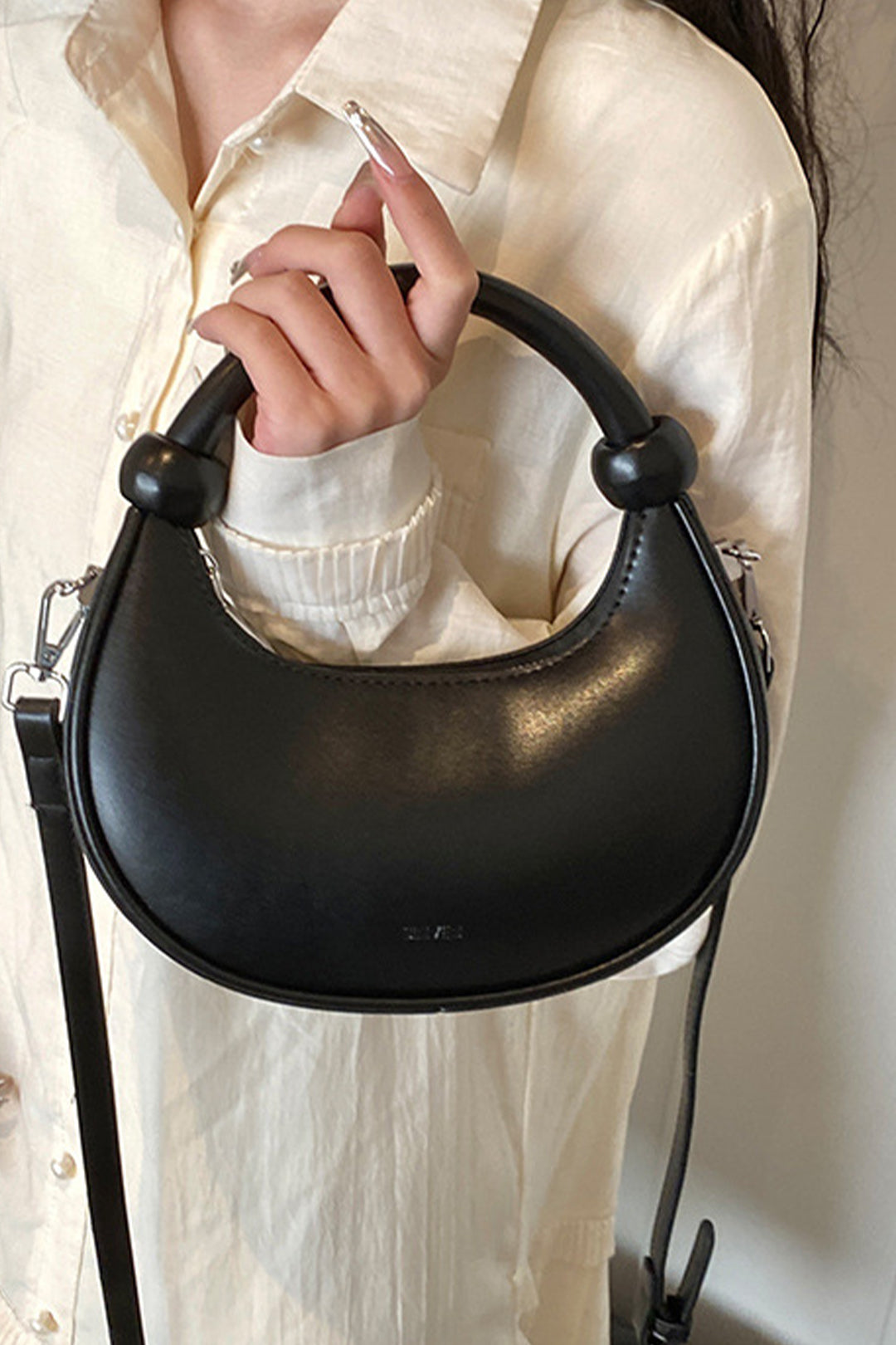 Handheld Crescent Shape Tote Bag